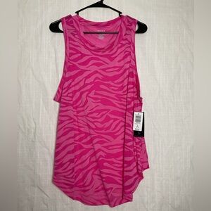 Torrid Pink Zebra Print Muscle Tee